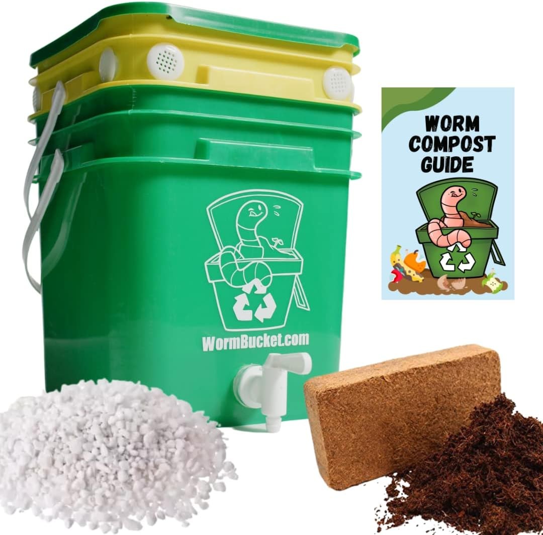 Worm Bucket Indoor Composting Starter Kit – Small 10Q Worm Farm Classrooms