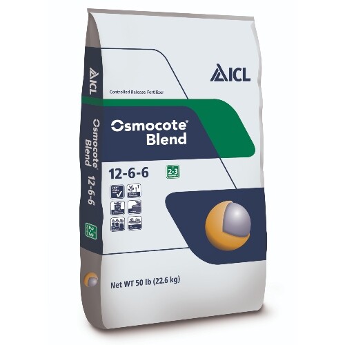 Osmocote Blend 12 – 6 – 6 (2 – 3M) Fertilizing Granules ( 50 Lbs ) ICL OS1266