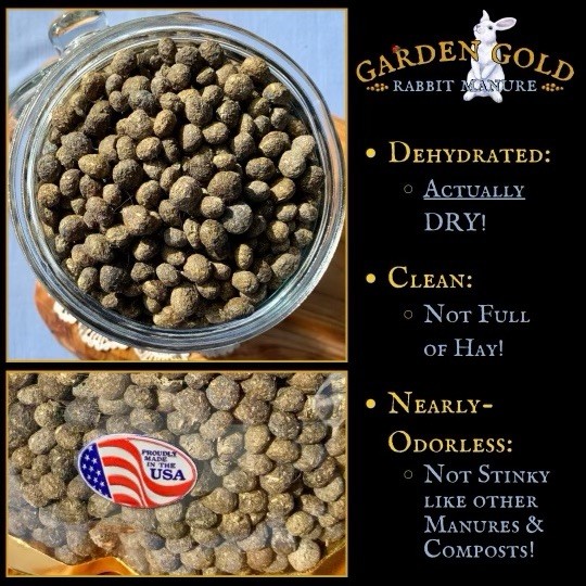 Dehydrated Rabbit Manure – All Natural Garden & Plant Fertilizer