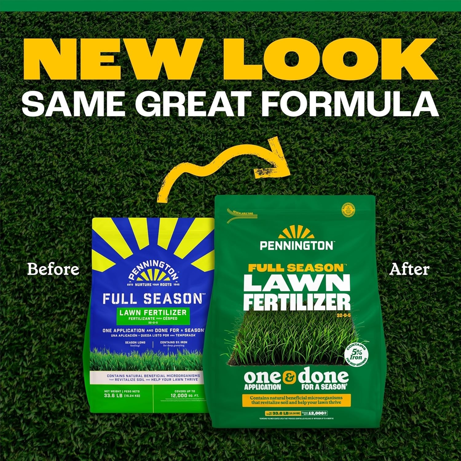 Full Season Lawn FERT 12M 32-0-5 RF 35/33.6LB