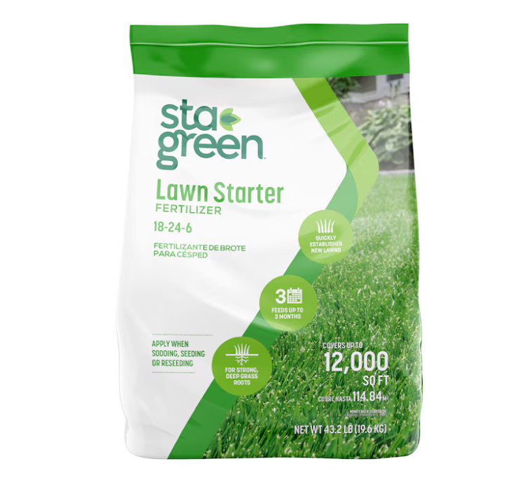 Sta-Green 43.2-lb 12000-sq ft 18-24-6 Lawn Starter Fertilizer