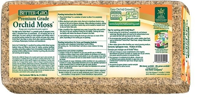 50450 Better Gro ORCHID Moss 190 Cu.In 50 Lb Outdoor Living