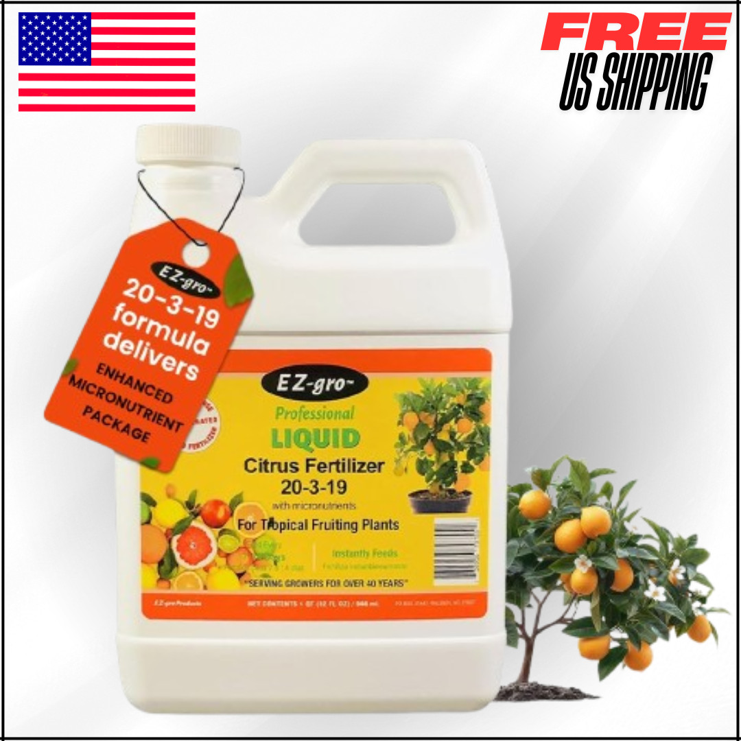 Citrus Tree Fertilizer for Tropical Fruit Trees Garden Growing Nutrients 32 floz