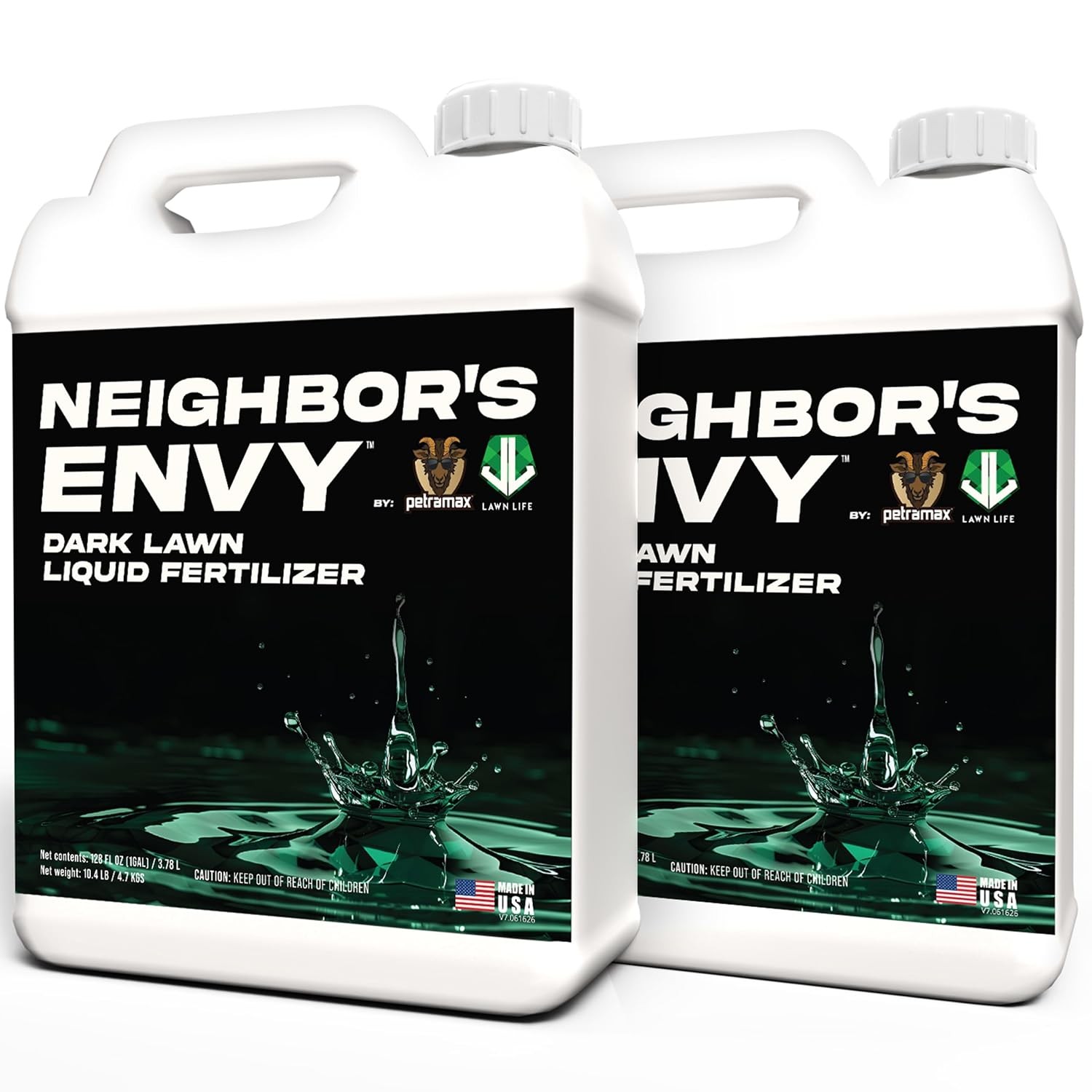 Neighbor’s Envy Grass Fertilizer Lawn & Garden 2 Gallon Covers up to 32,000