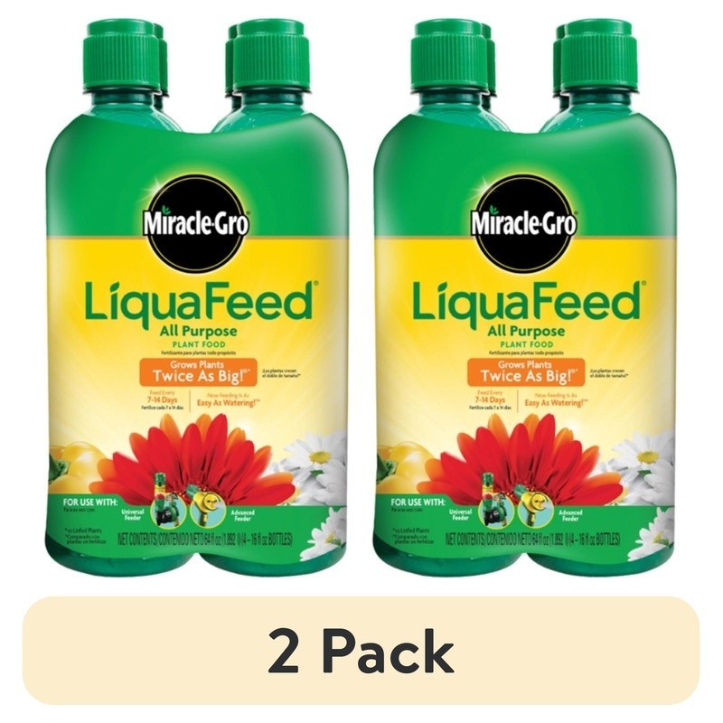 LiquaFeed All Purpose Plant Food Fertilizer Bottles Flowers Veggies Trees New