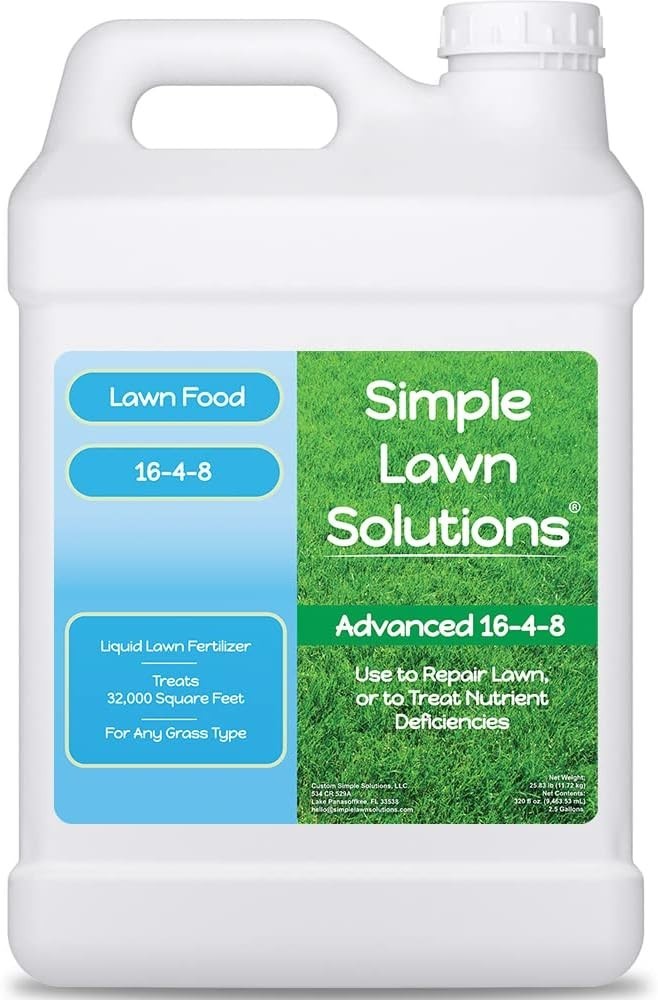 All-Purpose 16-4-8 Liquid Fertilizer – 2.5 Gallons for Healthy Grass Growth