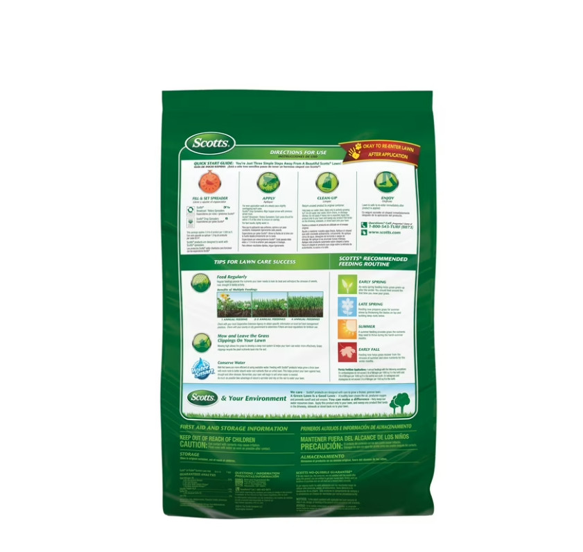 Scotts Turf Builder Southern Lawn Fertilizer, 15,000 sq. ft., 42.18 lb