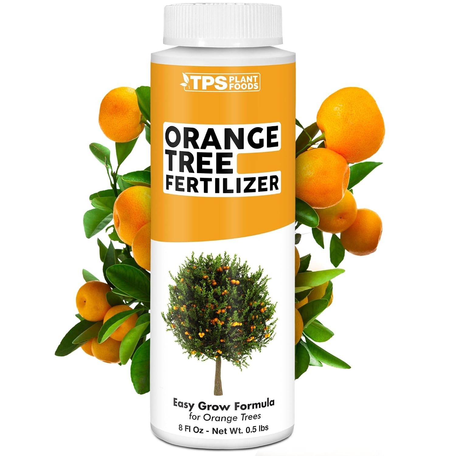 Orange Tree Fertilizer, Complete Liquid Orange Tree Citrus Plant Food, 8 oz (