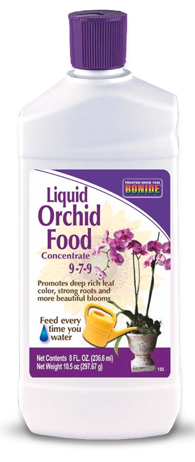 Bonide # 105 8 Oz Liquid Orchid Plant Food Fertilizer Concentrate 9-7-9