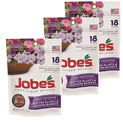 New Best Jobe’s Fertilizer Spikes for Flowering Plants 54 Spikes Free Shipping