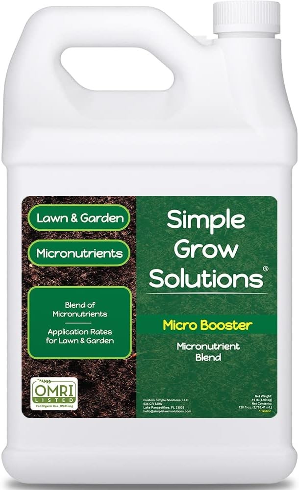 Micronutrient Booster- Complete Plant & Turf Nutrients- Simple Grow Solutions-