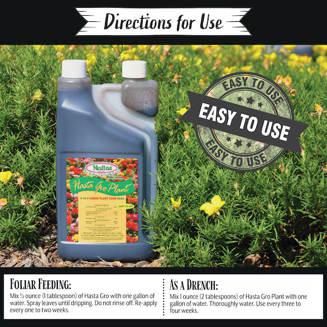 Medina 1-Quart 6-12-6 Liquid All-purpose Food