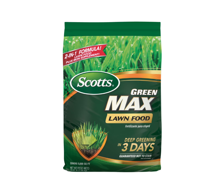 Scotts Green Max Fertilizer Plus Iron Supplement 16.67 lb 5,000 sq. ft