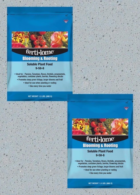 (2 PK)-Ferti-lome 1.5# Analysis 9-58-8 Bloom & Root Soluble Dry Plant Food 11771