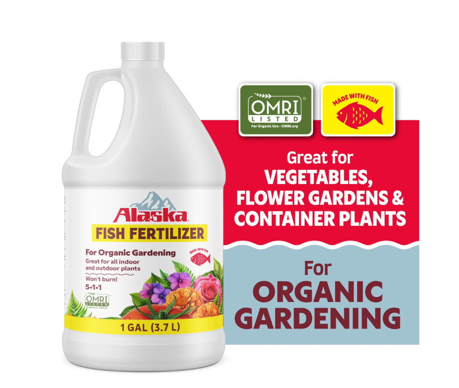 Alaska Fish Fertilizer 5-1-1 Plant Food, 1 gal