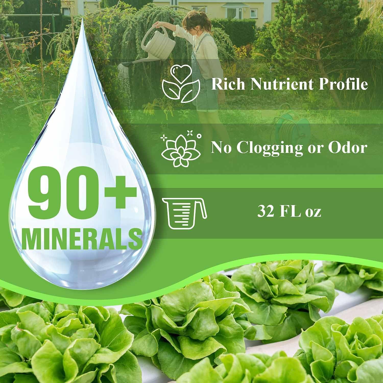 OceanSolution 203 All Natural Liquid Fertilizer – 32 Oz Concentrated Mineral
