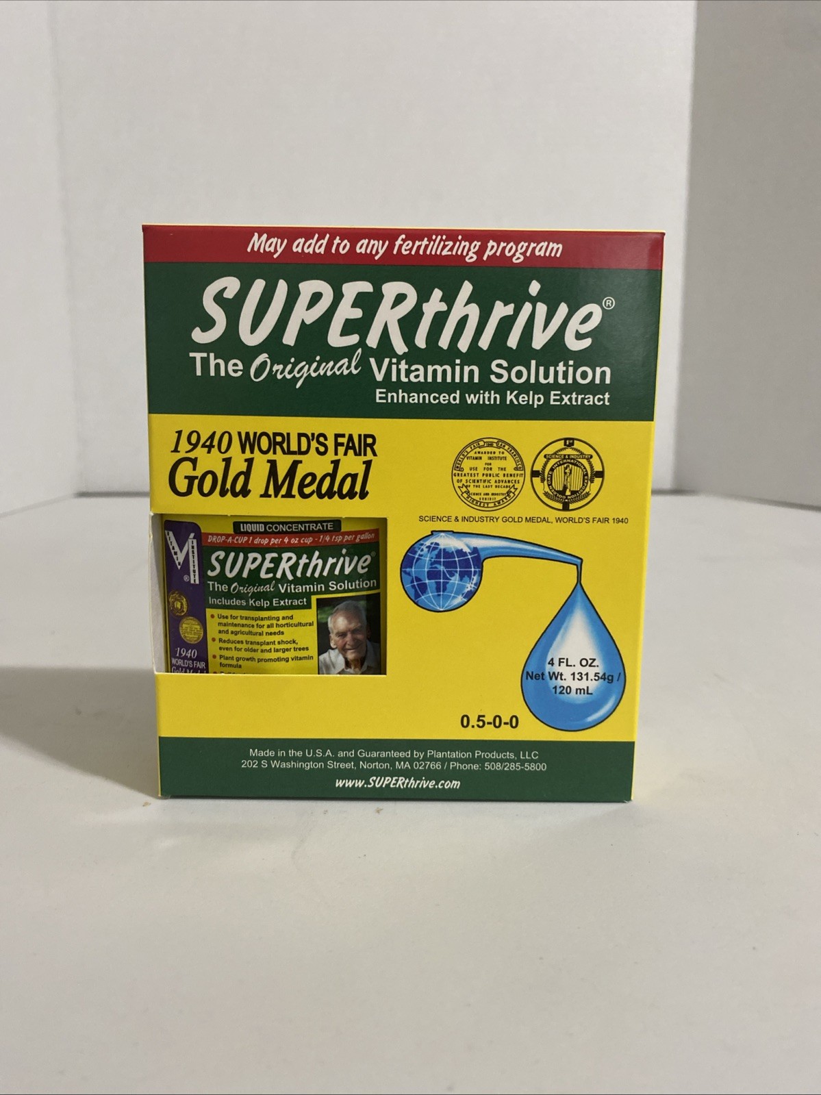 New SuperThrive 4 oz Fertilizer Plant Food Garden Vitamin Supplement