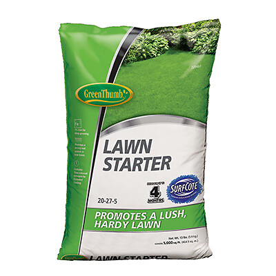 Green Thumb GT55000 Lawn Starter, 20-27-5, Covers 5,000-Ft. – Quantity 1