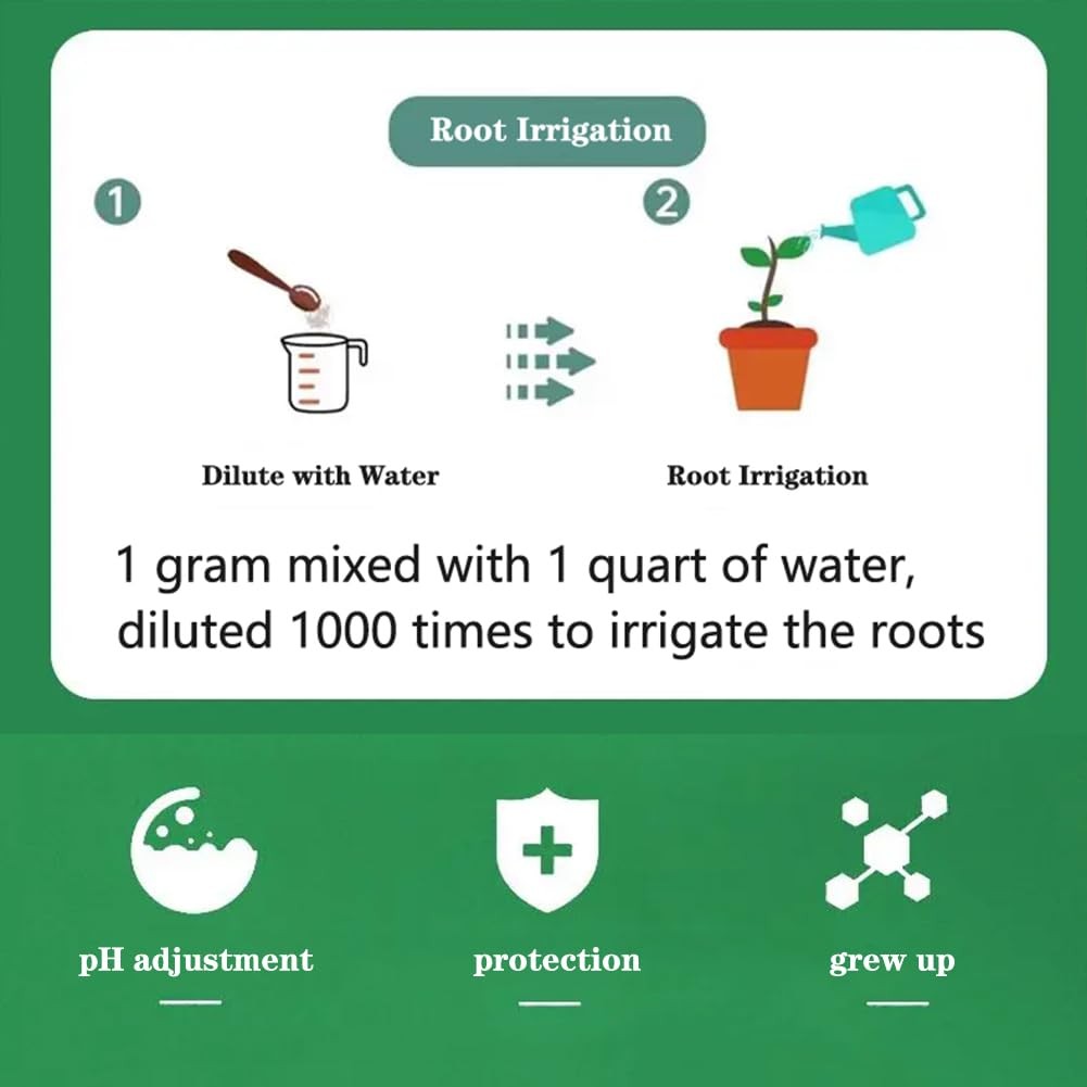 GRANDAN Ferrous Sulfate Heptahydrate – 3/16 Inch FeSO4*7H2O Granules – 20% Iron