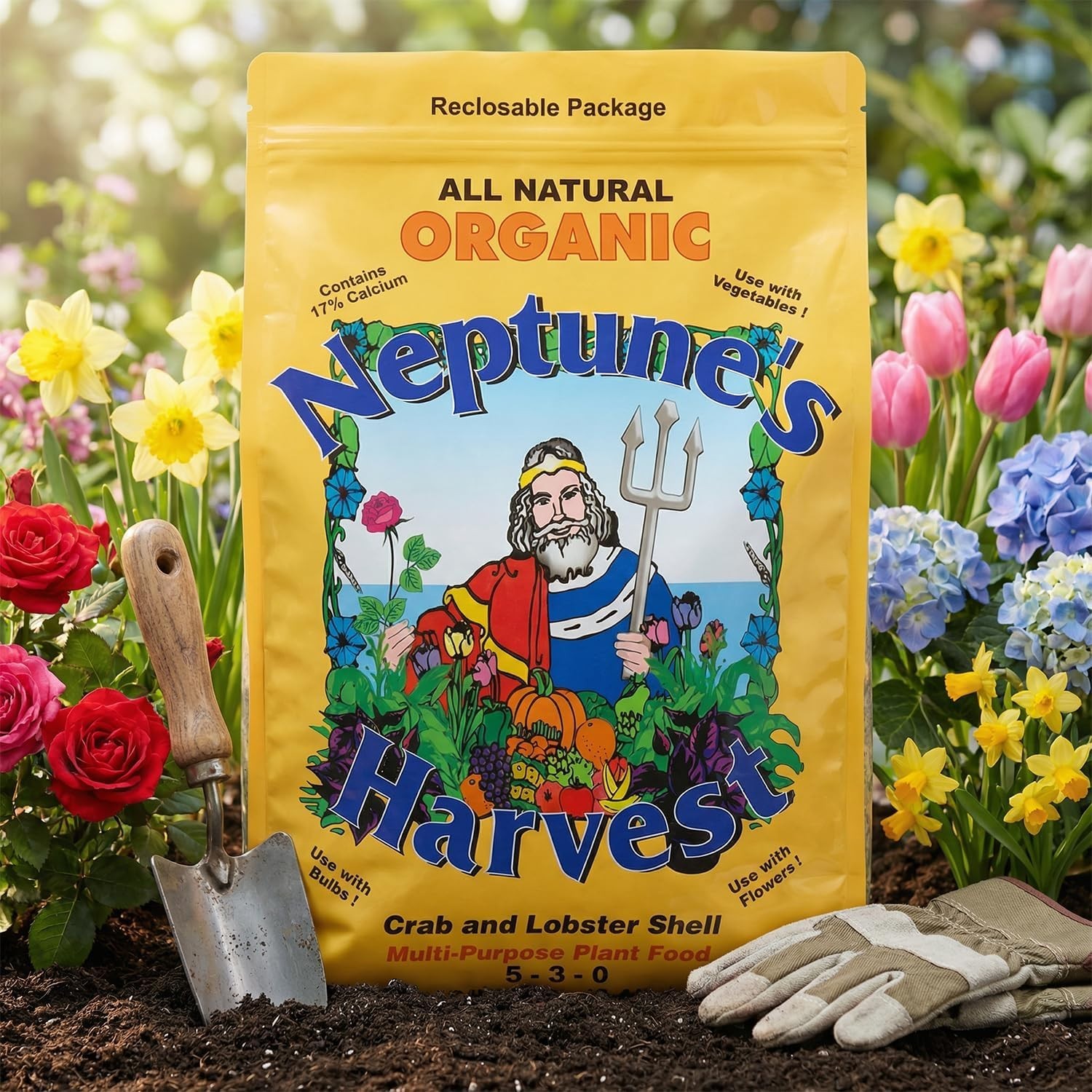 Neptune’s Harvest 5-3-0 Plant Food – 12lb Resealable