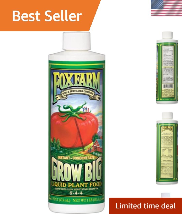 Pint Size Liquid Fertilizer for Vibrant Vegetative Growth – Ideal for All Plants