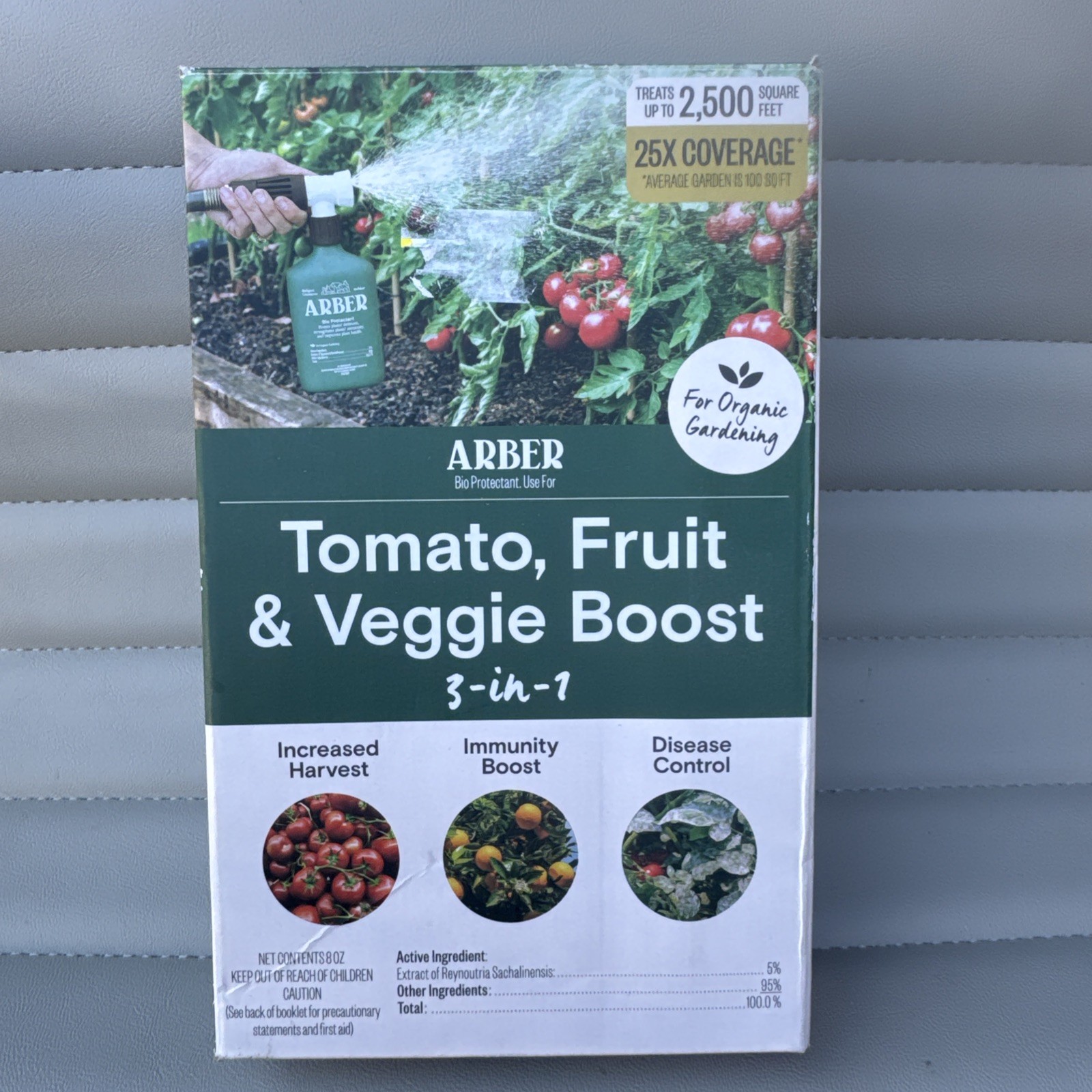 Arber Organic Fruit & Veggie 3-in-1 Boost and Ready to Spray Care Fertilizer 8oz
