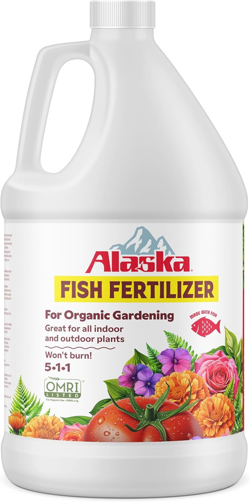 Fish Fertilizer OMRI Listed 5-1-1, 115 oz