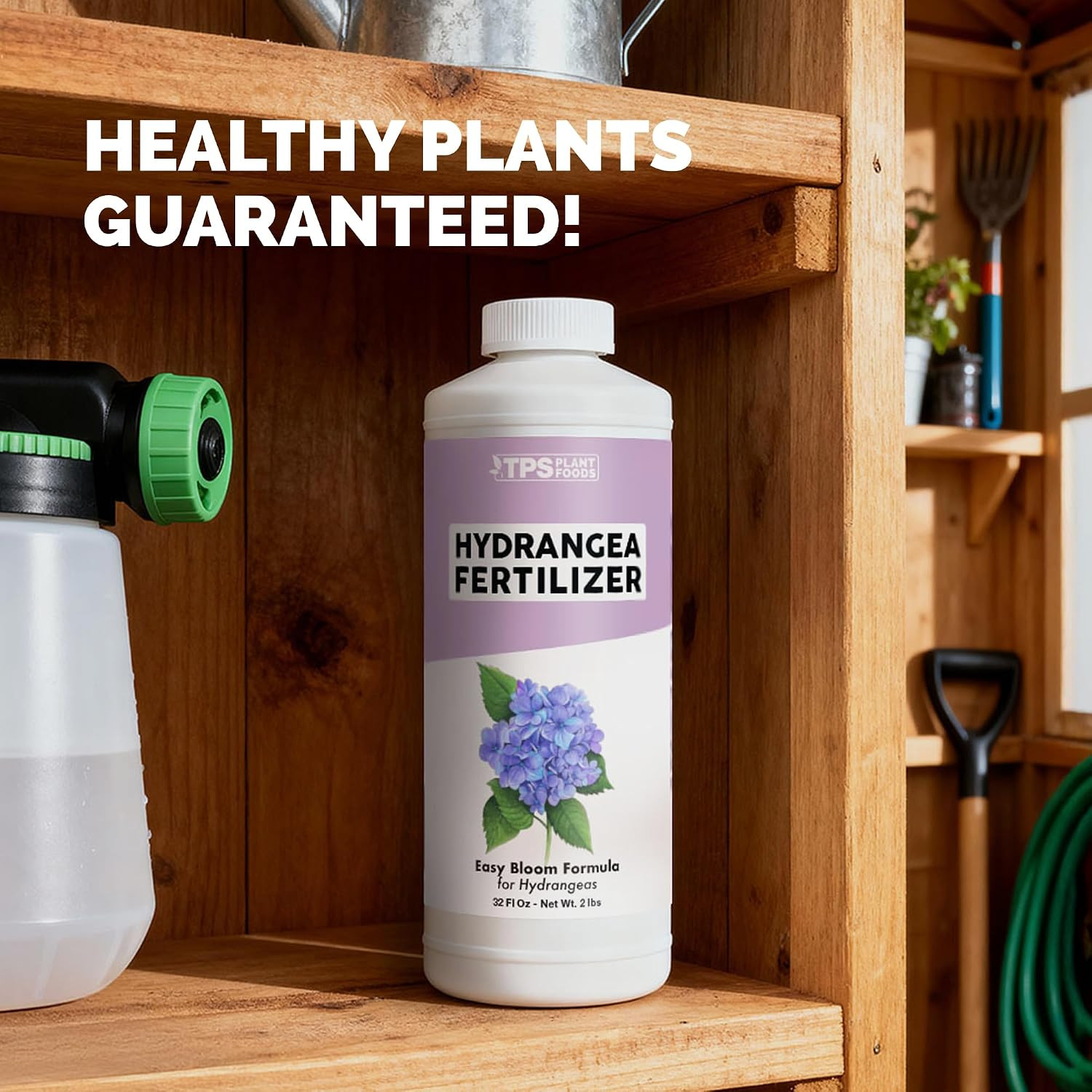 Hydrangea Fertilizer – Liquid Plant Food for Bigger Blooms, Rich Flower Color