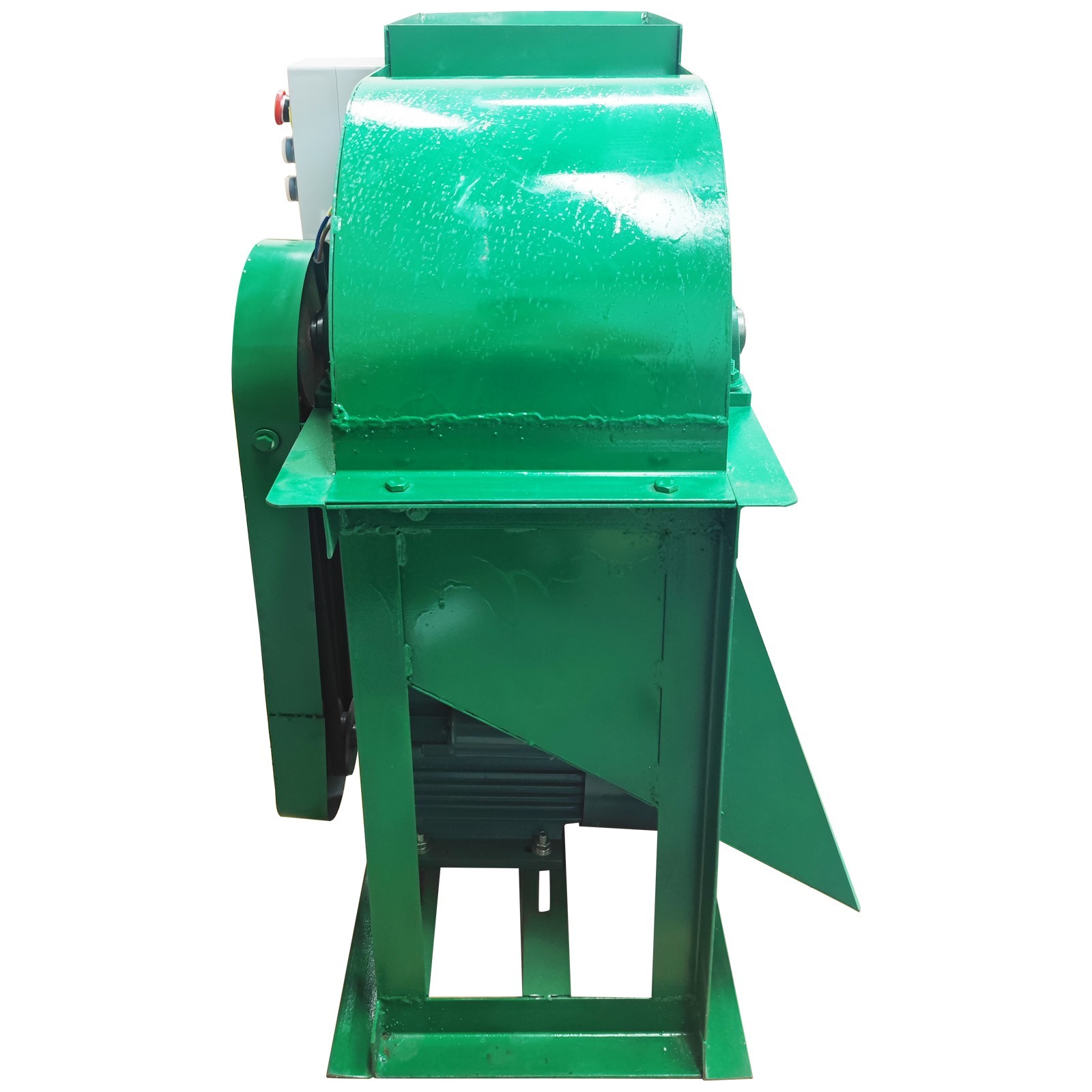 220V Soil Crusher Organic Fertilizer Crusher 3mm Screen 12 Hammer Blade 2-3Ton/H