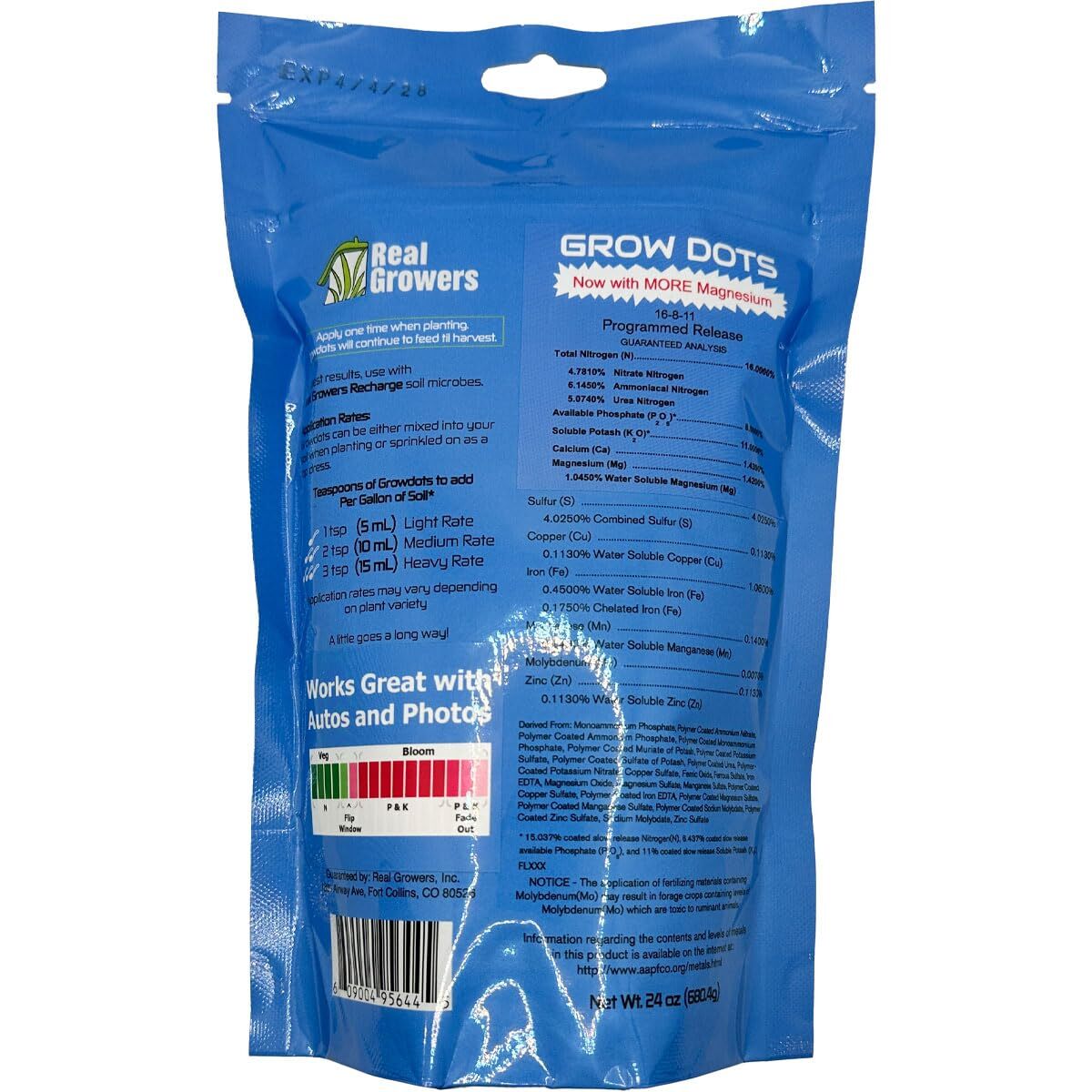 Grow Dots Plant Food Singleapplication Programmedrelease Plant Nutrient Fertiliz