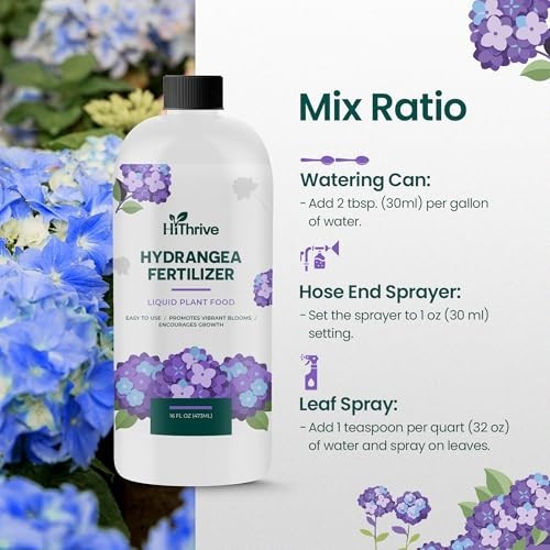 16oz Hydrangea Fertilizer – Liquid Plant Food for Lush Growth & Vibrant Blooms