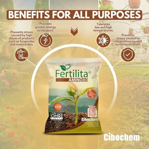 80% More Concentrated Amino Acids for Plants, Lawns & Vegetables – Boost Growth,