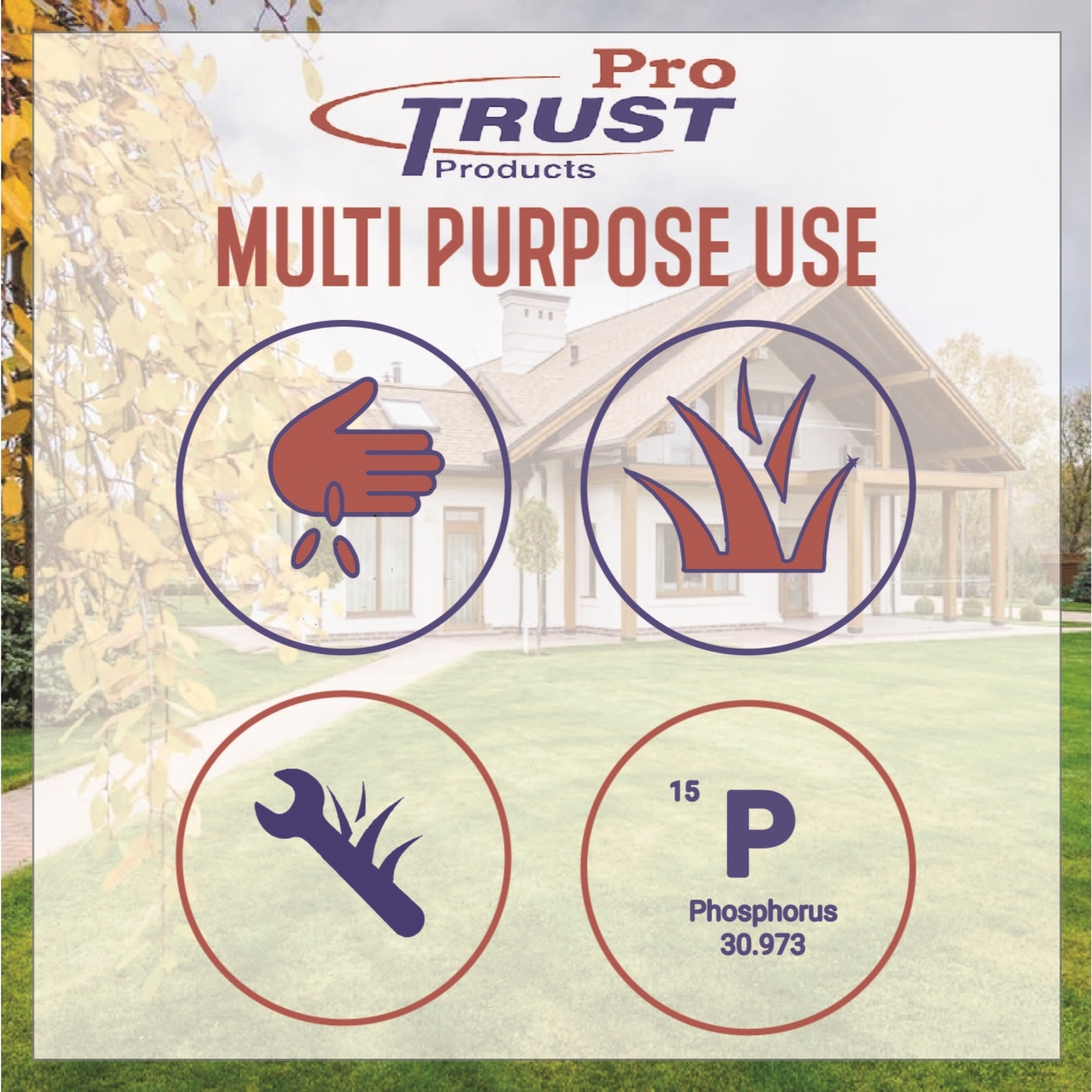 Pro Trust Turf Trust Professional Lawn Starter Fertilizer 24-2-12 – 31.2lb Bag (