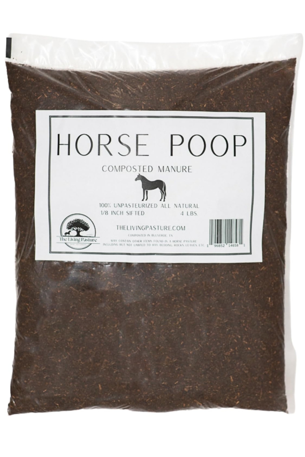 Horse Poop, 100% Natural Aged Unpasteurized Composted Manure and Sifted Premi…