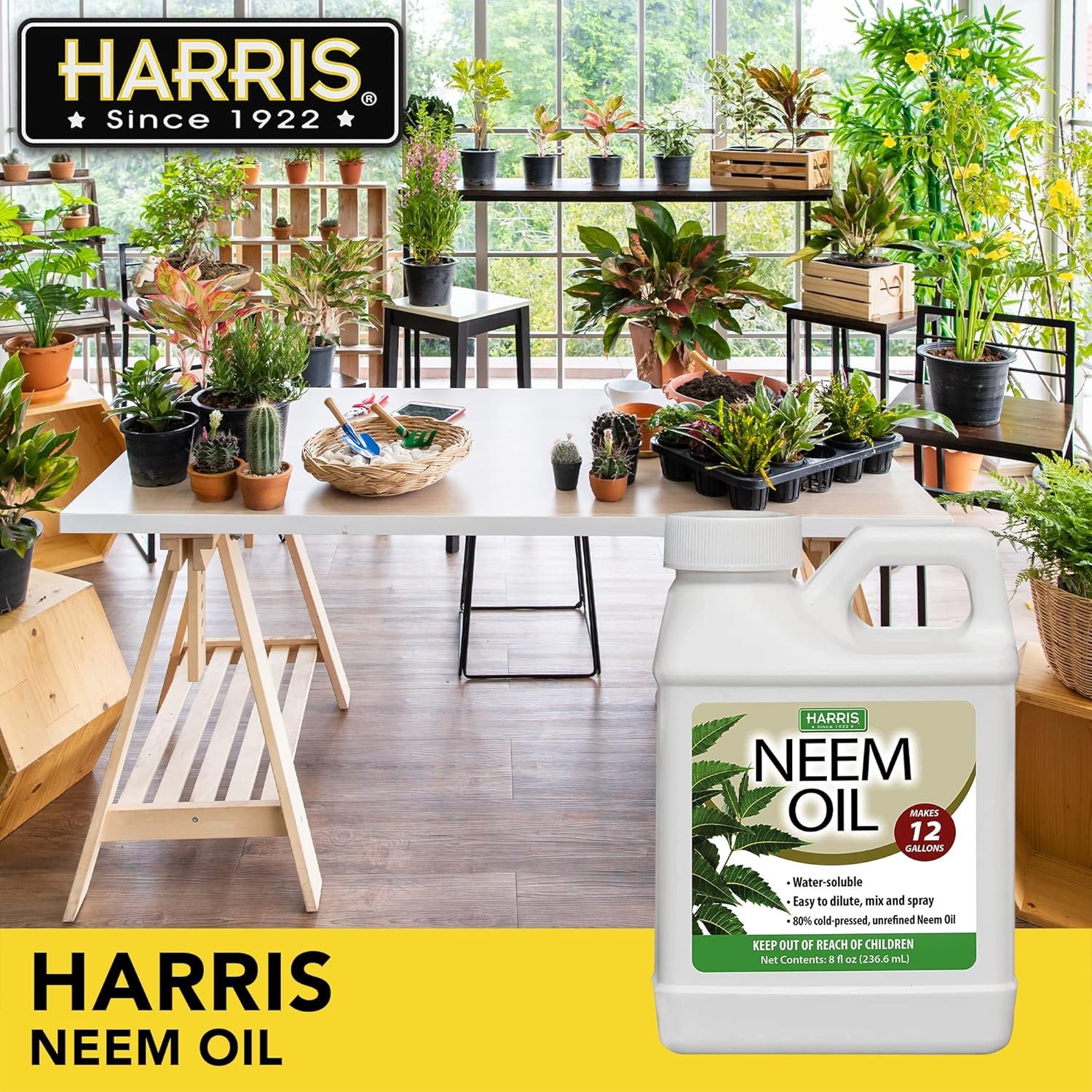 Neem Oil Cold Pressed Water Soluble Concentrate Makes 12 Gallons