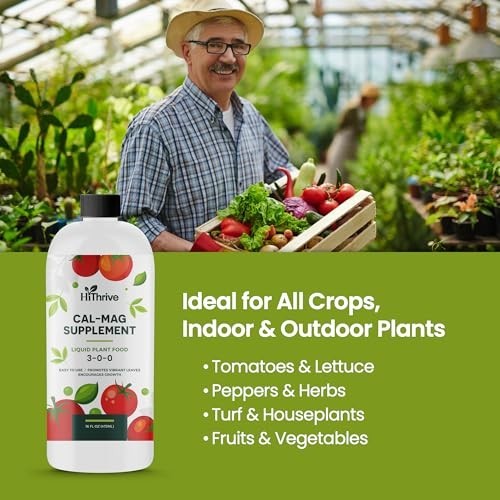 16oz Cal Mag for Plants – Makes 96 Gallons of Calmag for Plants Fertilizer, Liqu