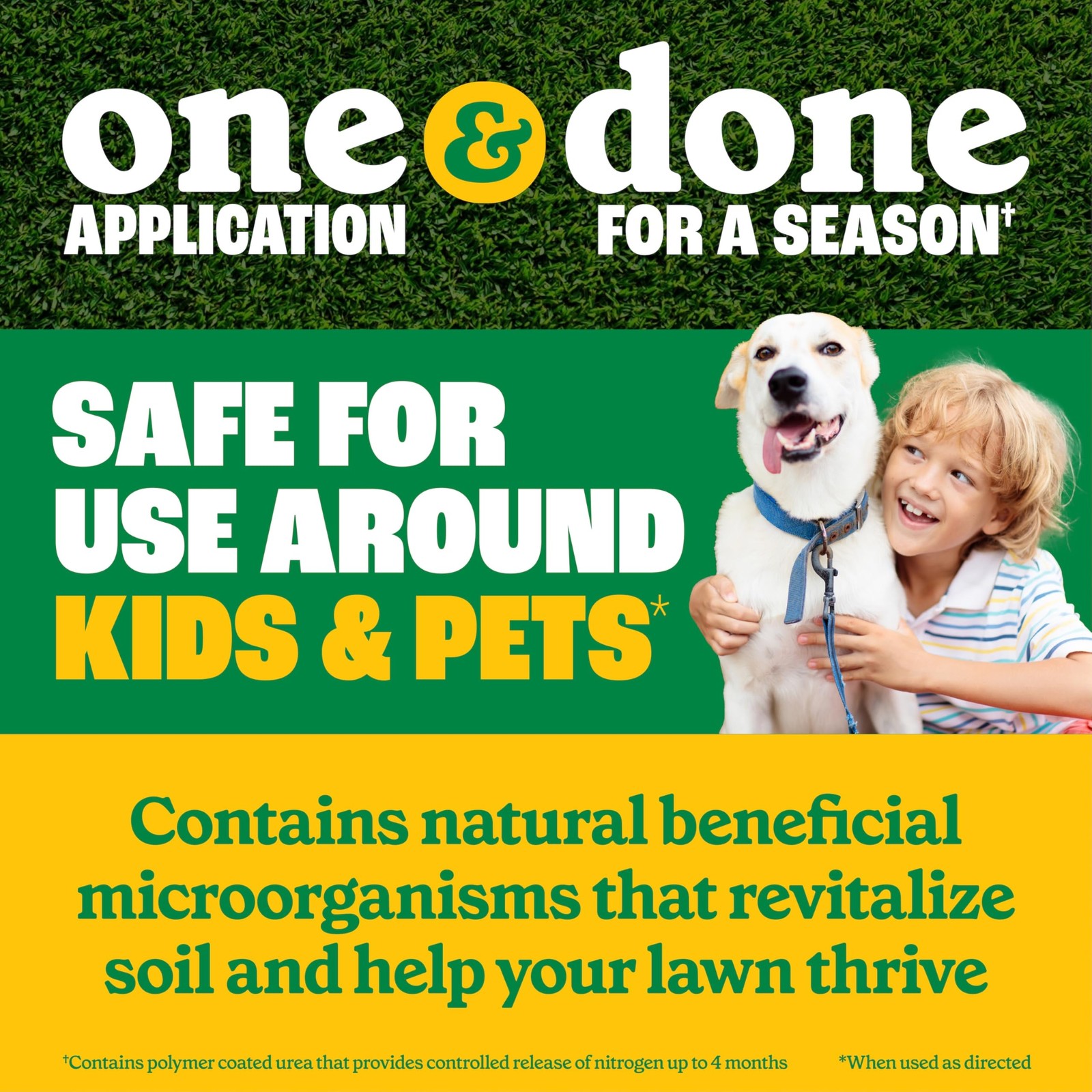 Pennington Full Season Lawn Fertilizer 4M 32-0-5 RF 11.2 LB