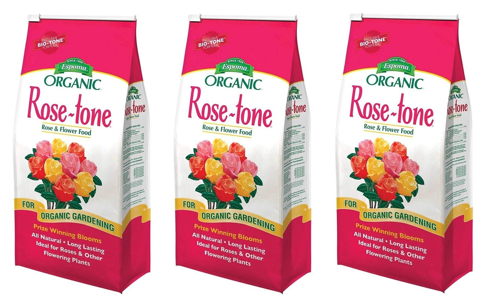 Espoma RT8 8-Pound Rose-Tone Plant Food (Тhrее Pаck)