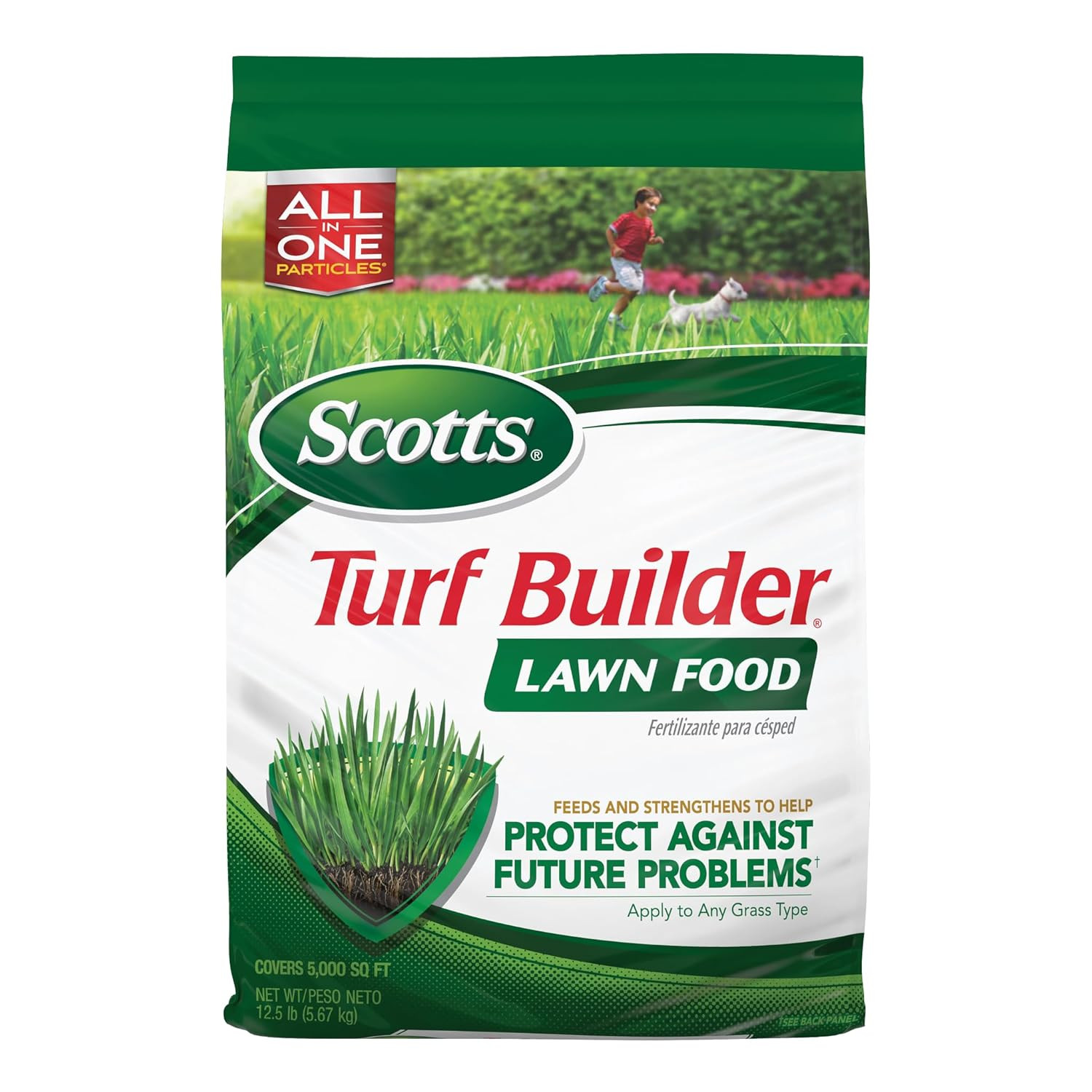 Scotts Turf Builder Lawn Food – Fertilizer for Grass, for All Grass Types, 5,000