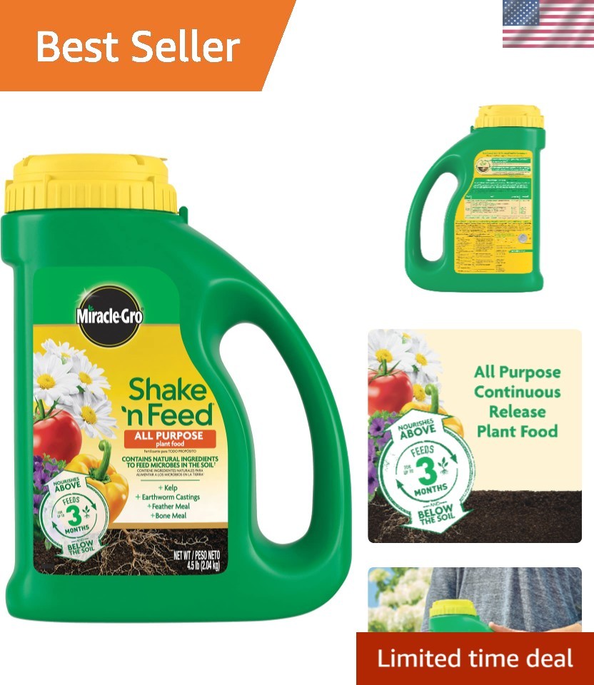 Shake ‘N Feed All Purpose Plant Food, 4.5 lb. | Outdoor and Indoor Plant Food…