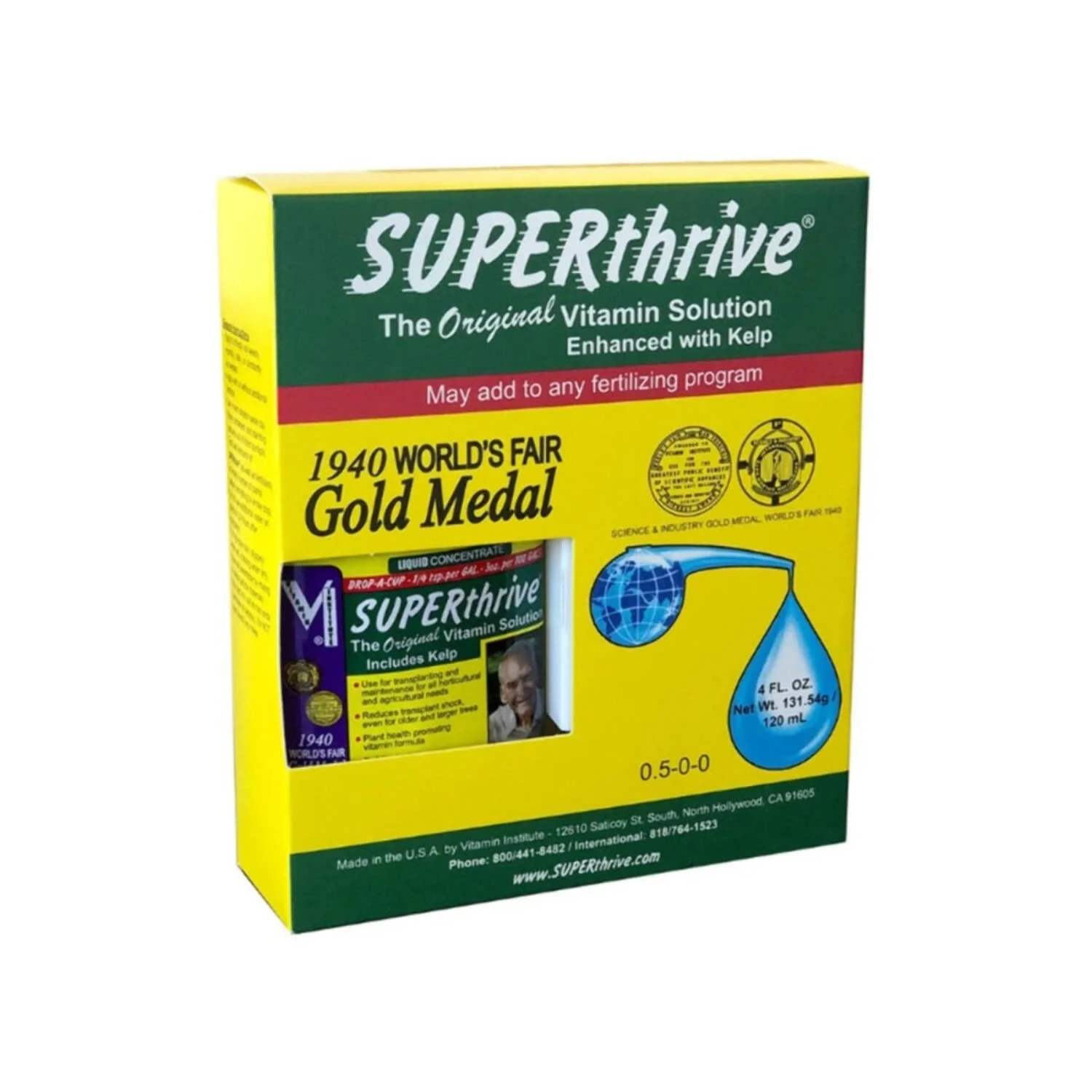 Superthrive Liquid Plant Fertilizer – 4oz. The Original Vitamin Solution