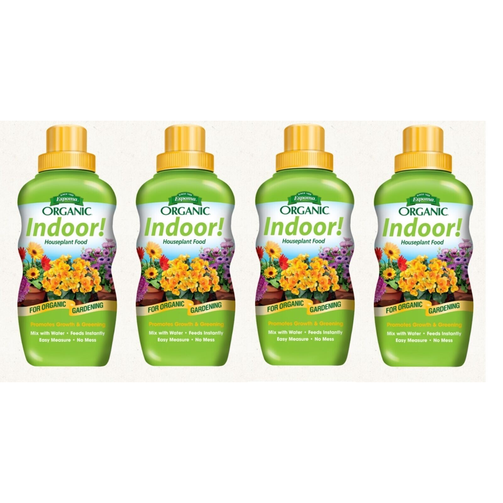Espoma INPF8 8 oz Organic Indoor Houseplant Food – Pack of 4