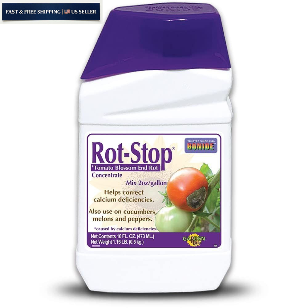 Bonide Rot-Stop Tomato Blossom End Rot, 16 oz Concentrated 16 oz, Brown/A