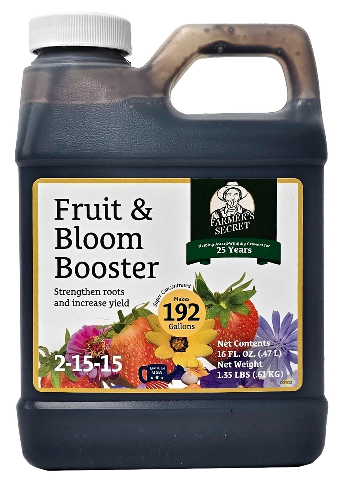 Farmer’s Secret Fruit & Bloom Booster Fertilizer – Super Concentrated – 16oz