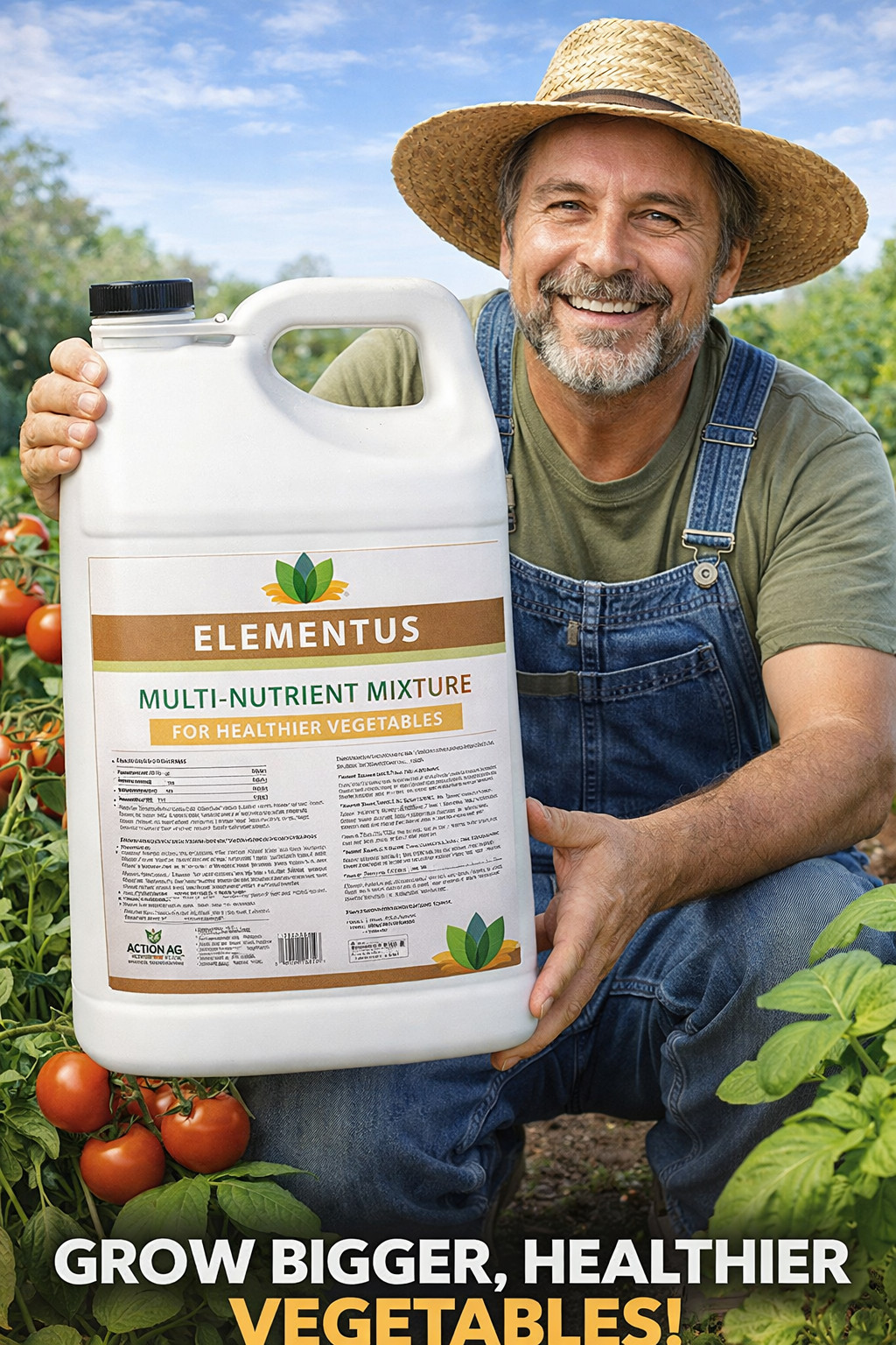 ELEMENTUS, Multi Mineral FERTILIZER, Zinc. Magnesium, Iron, Manganese, Boron
