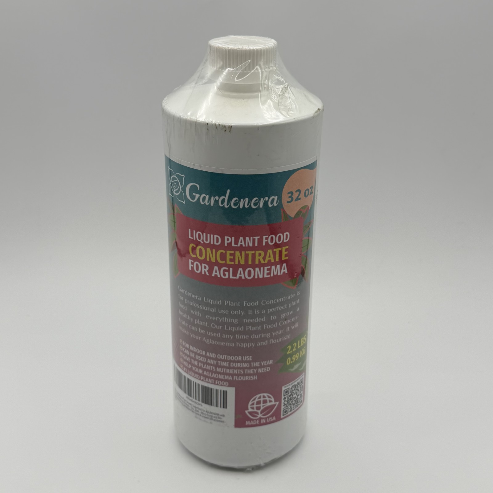 Gardenera Liquid Plant Food Concentrate for Aglaonema – 32 oz Indoor Outdoor