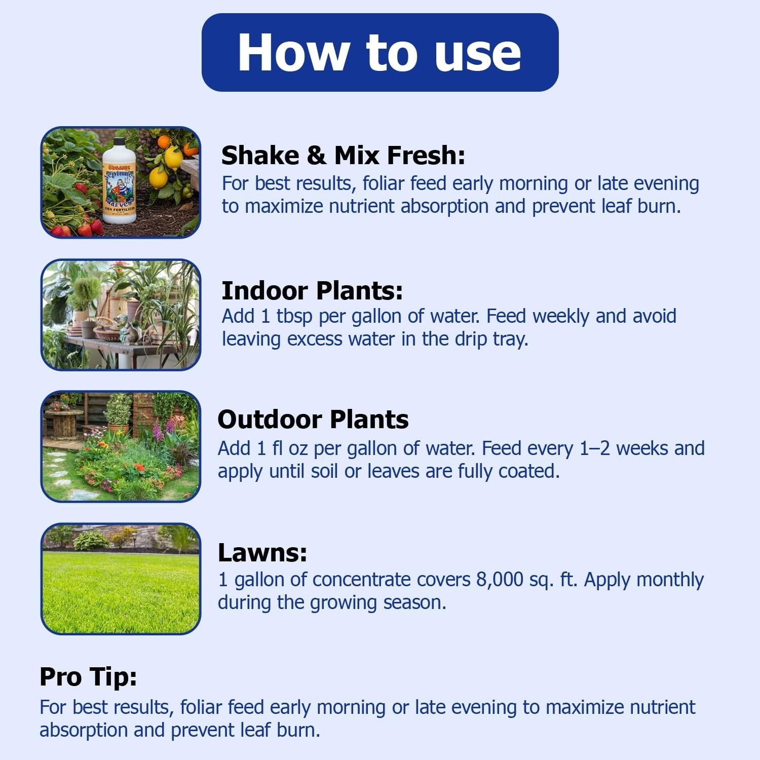 Fish Fertilizer 2-4-1 – Organic Liquid Plant Fertilizer – Fish Hydrolysate fo…