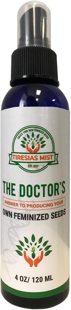 Tiresias Mist Feminized Seeds Spray 4 Oz. Bottle