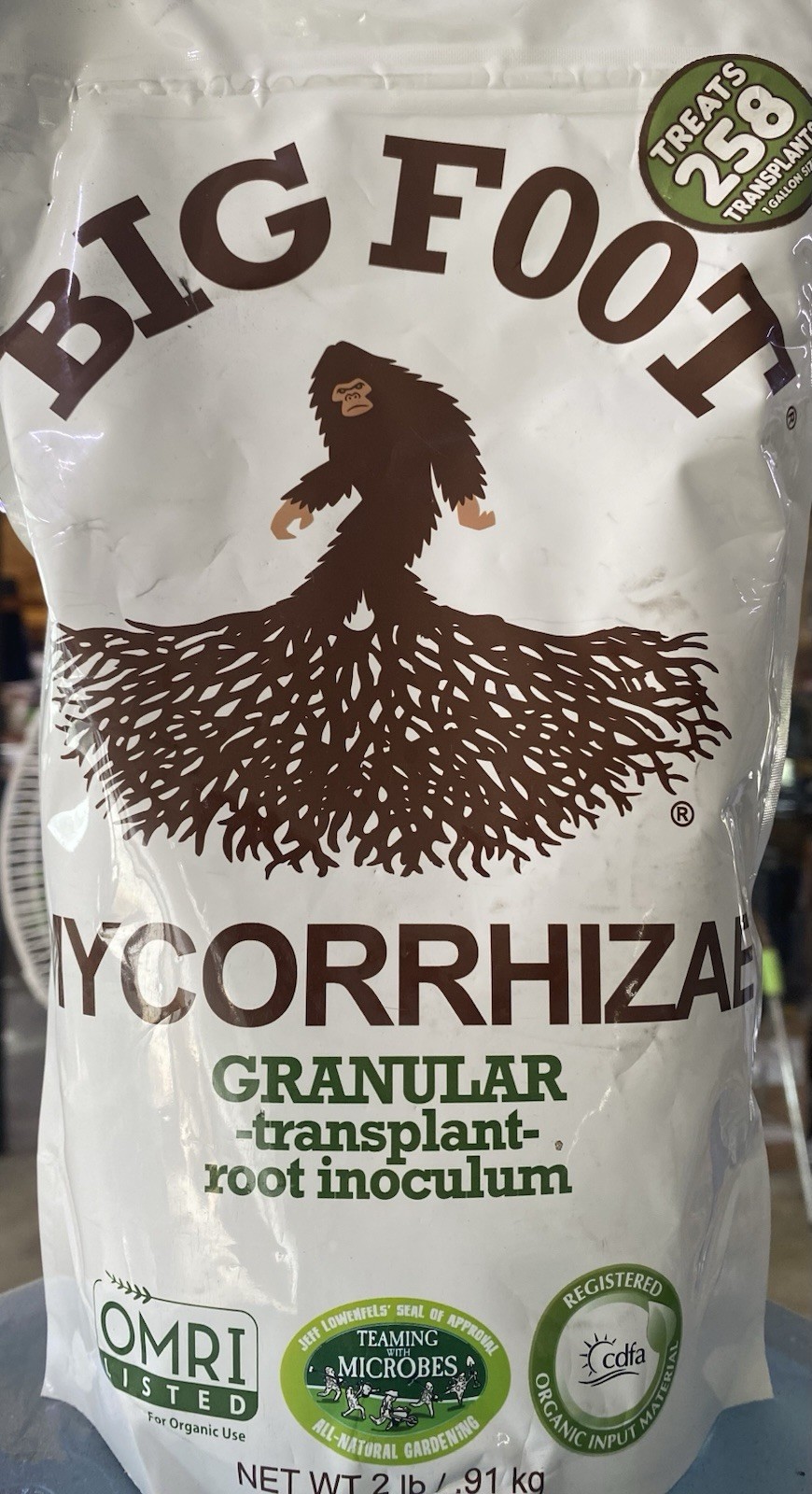 Big Foot Mycorrhizae – Double Your Plant Size – Easy to Use – Made in USA –