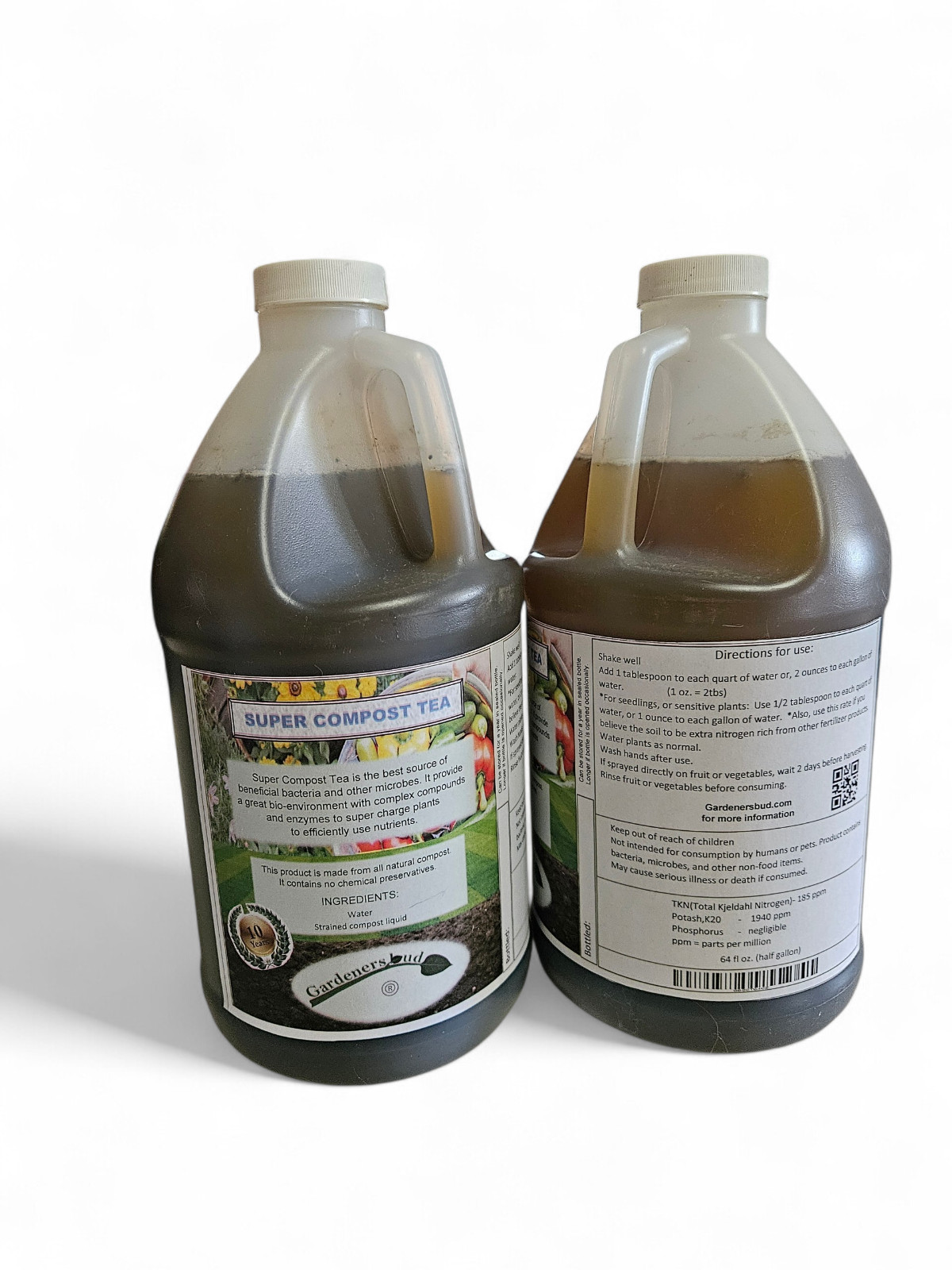 Super Compost Tea, organic plant food (1 Gallon)